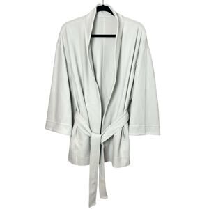 Lululemon Ribbed Softstreme Belted Wrap Kimono Top Cardigan Size 8